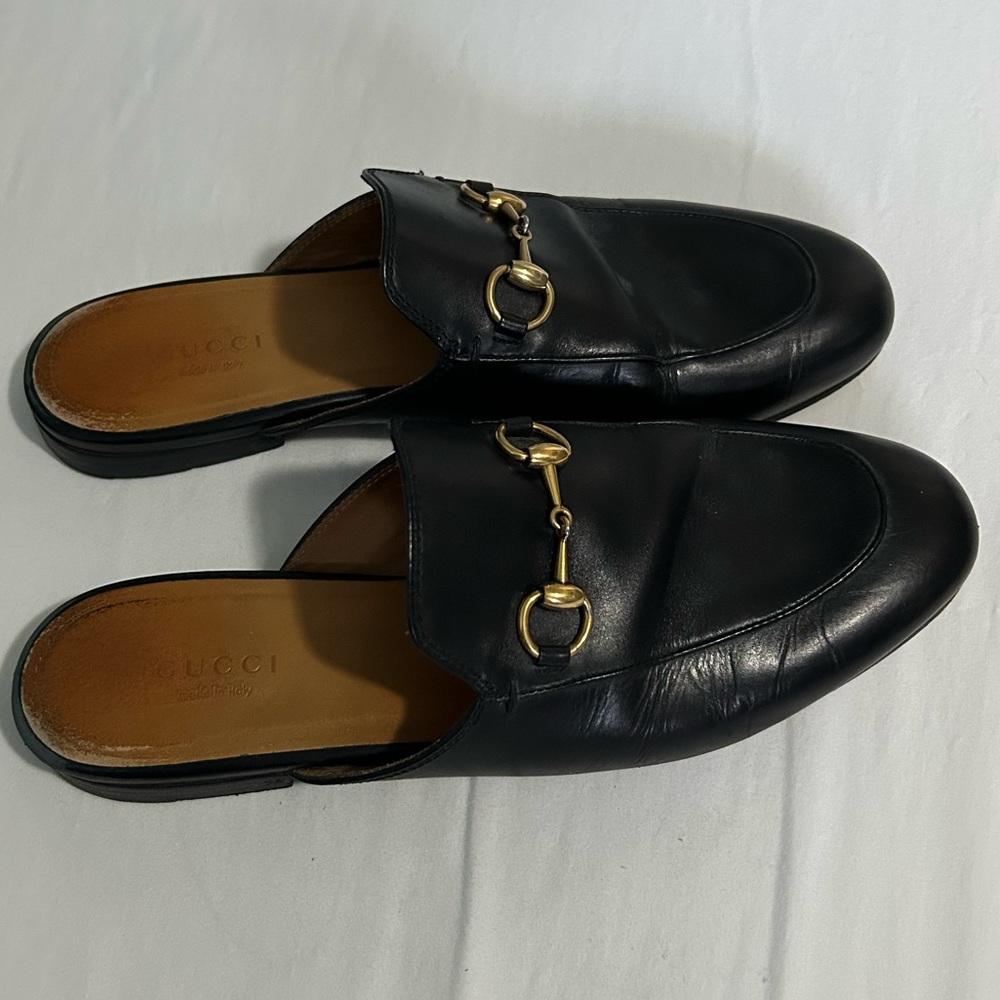 Gucci Princetown Leather Slipper - Picture 2 of 3